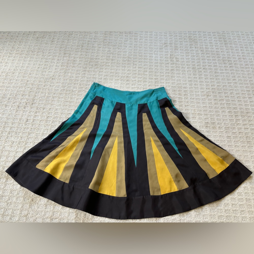 100% silk multicolored Calvin Klein Skirt